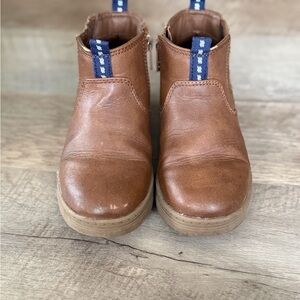 Brown Leather Ankle Boots